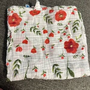 little unicorn cotton swaddle blanket - flowers